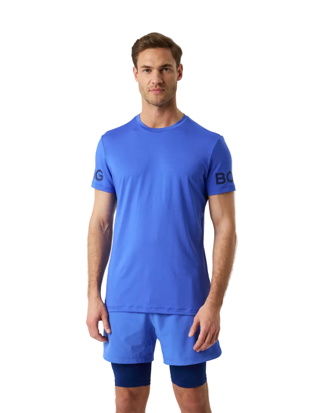 PÁNSKE TRIČKO BORG ŠPORTOVÉ AMPARO BLUE