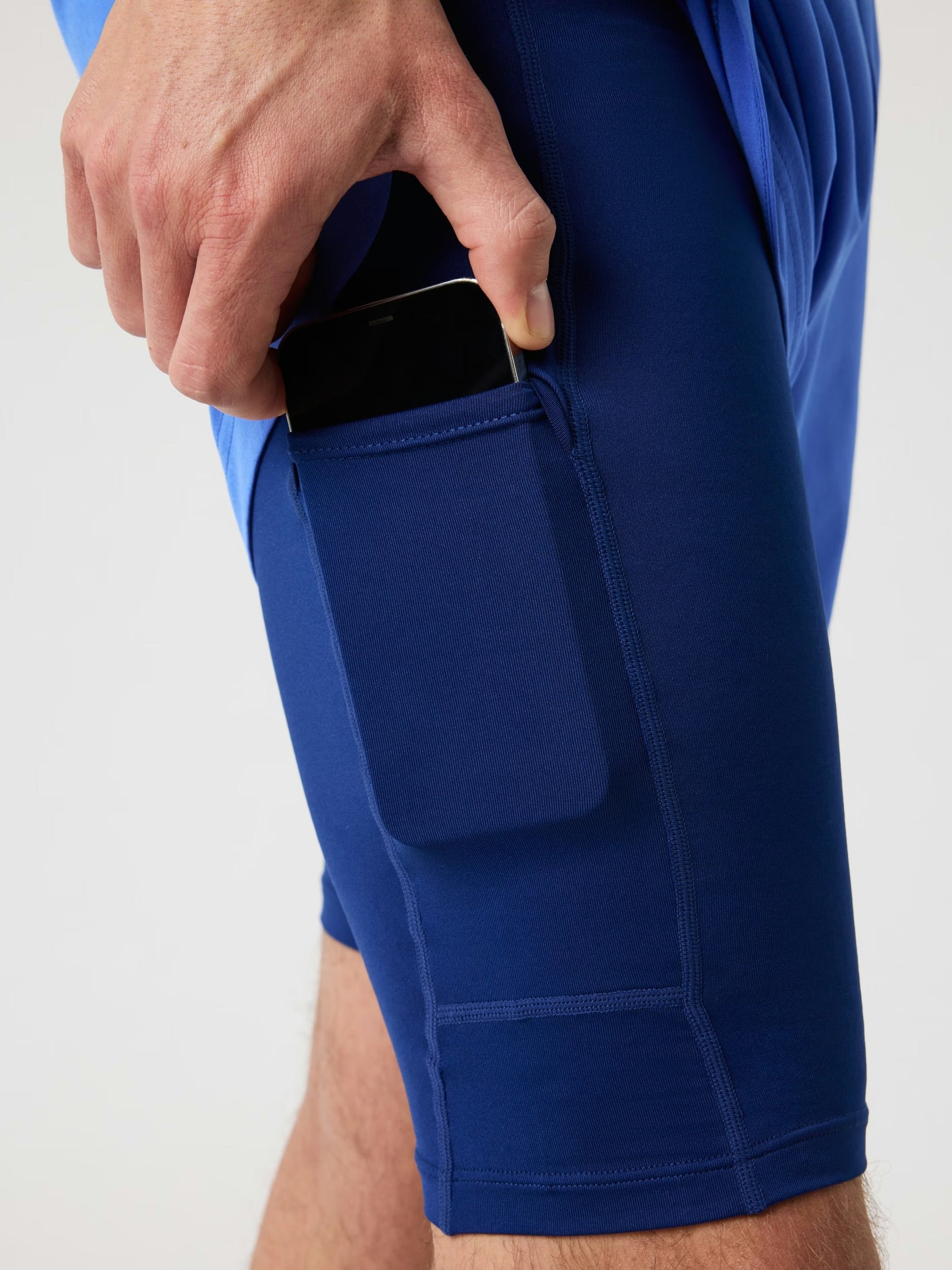 PÁNSKE ŠORTKY BORG 2 IN 1  AMPARO BLUE